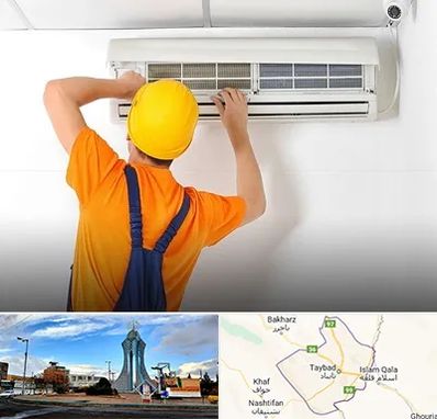 سرویس کولر گازی در تایباد