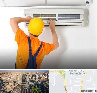 سرویس کولر گازی در استاد معین 