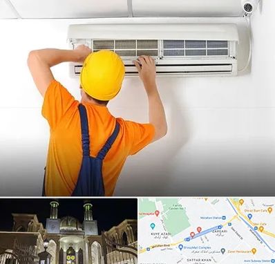 سرویس کولر گازی در زرگری شیراز