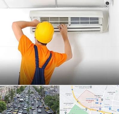 سرویس کولر گازی در گلشهر کرج