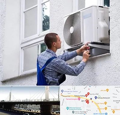 سرویس کولر آبی در پارک وی 