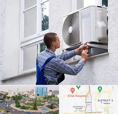 سرویس کولر آبی در ونک 