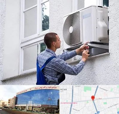 سرویس کولر آبی در نصف راه تبریز