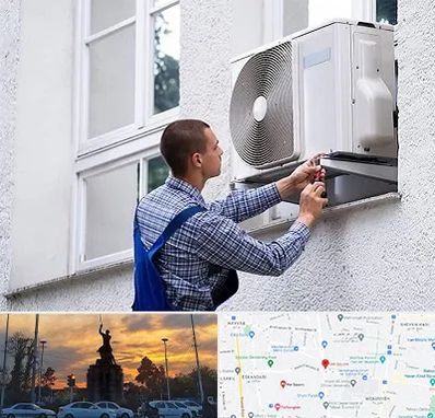 سرویس کولر آبی در میدان حر