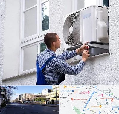 سرویس کولر آبی در خیابان ملاصدرا شیراز