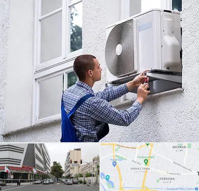 سرویس کولر آبی در بلوار فردوس 