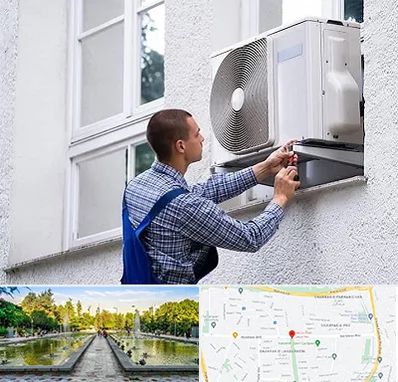 سرویس کولر آبی در سرسبز