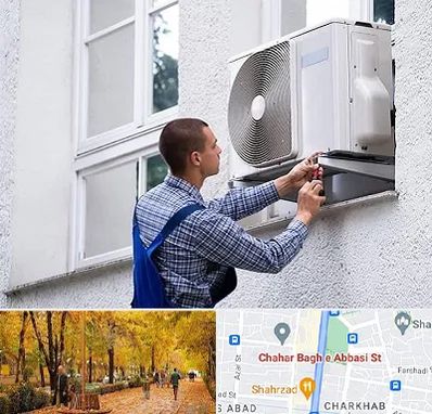 سرویس کولر آبی در چهارباغ اصفهان