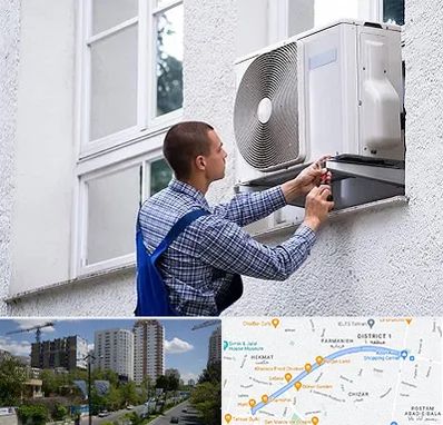 سرویس کولر آبی در اندرزگو