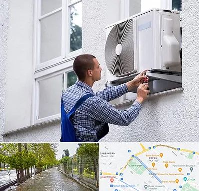 سرویس کولر آبی در خیابان ارم شیراز