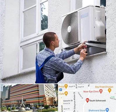 سرویس کولر آبی در سهروردی 