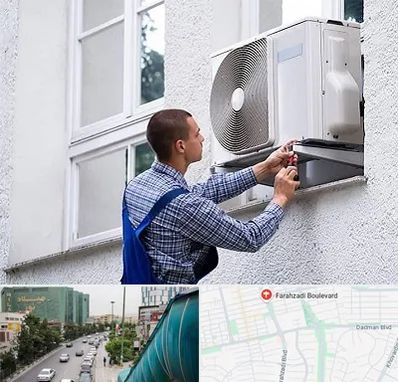 سرویس کولر آبی در بلوار فرحزادی