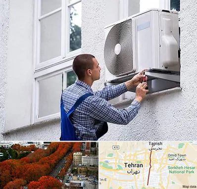 سرویس کولر آبی در ولیعصر 