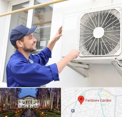 تعمیرکار کولر آبی در باغ فردوس