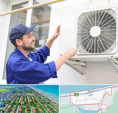 تعمیرکار کولر آبی در نور