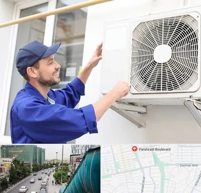 تعمیرکار کولر آبی در بلوار فرحزادی