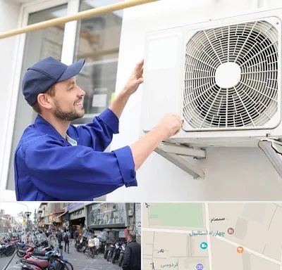 تعمیرکار کولر آبی در چهارراه استانبول