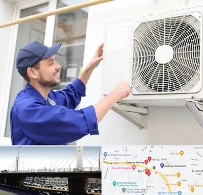 تعمیرکار کولر آبی در پارک وی 