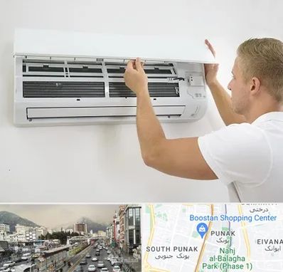 نصاب کولر گازی در پونک 