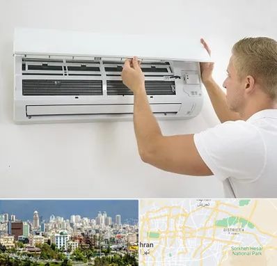 نصاب کولر گازی در شرق تهران 