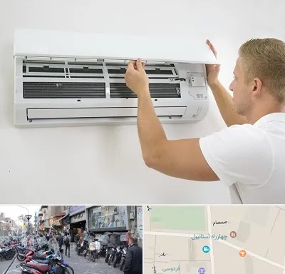 نصاب کولر گازی در چهارراه استانبول