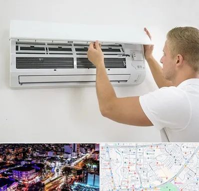 نصاب کولر گازی در منظریه رشت