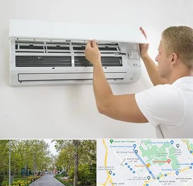 نصاب کولر گازی در قدوسی غربی شیراز