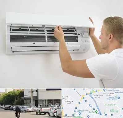 نصاب کولر گازی در قدوسی شرقی شیراز