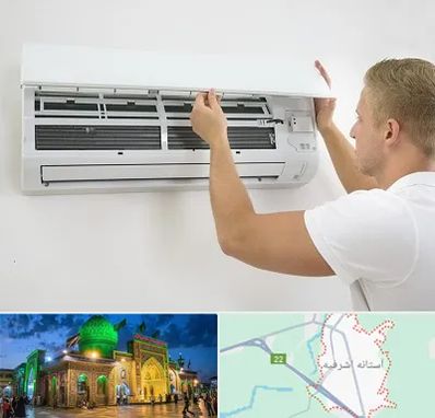 نصاب کولر گازی در آستانه اشرفیه