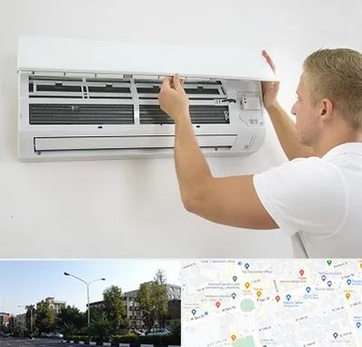 نصاب کولر گازی در میدان کاج