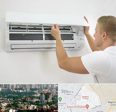 نصاب کولر گازی در عظیمیه کرج 