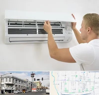 نصاب کولر گازی در 17شهریور