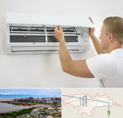 نصاب کولر گازی در بندر ترکمن