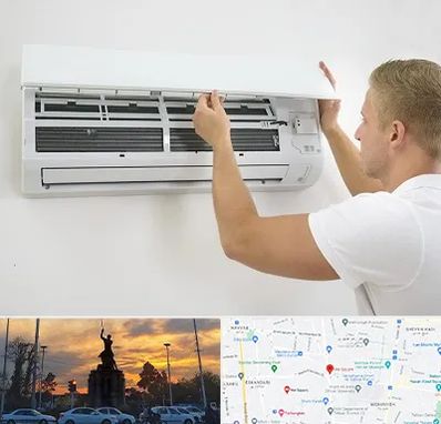 نصاب کولر گازی در میدان حر