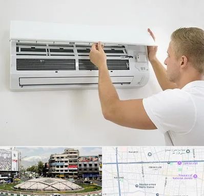 نصاب کولر گازی در مرکز تهران