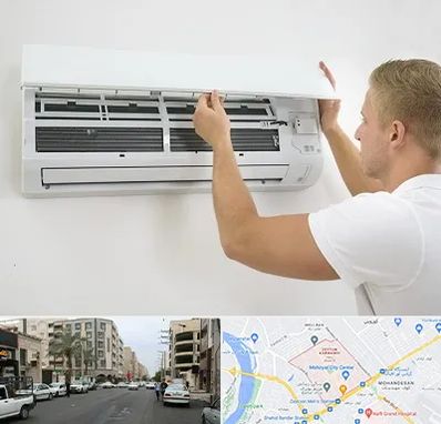 نصاب کولر گازی در زیتون کارمندی اهواز