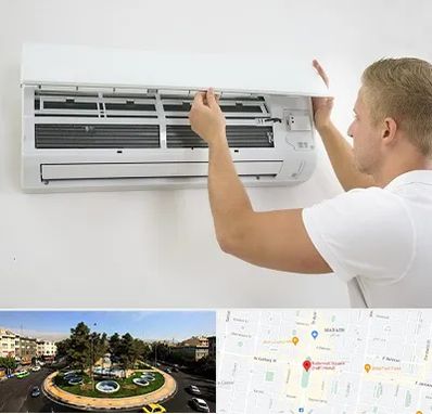 نصاب کولر گازی در هفت حوض