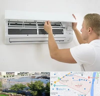 نصاب کولر گازی در گلستان اهواز