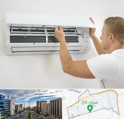 نصاب کولر گازی در سعادت آباد 