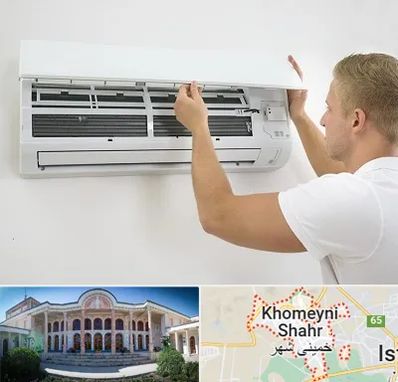 نصاب کولر گازی در خمینی شهر