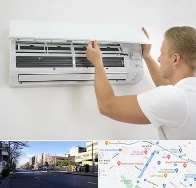 نصاب کولر گازی در خیابان ملاصدرا شیراز