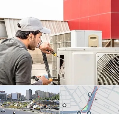نصاب کولر آبی در هفت تیر