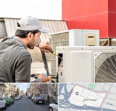 نصاب کولر آبی در مجیدیه شمالی