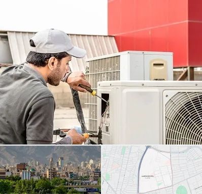 نصاب کولر آبی در جمشیدیه