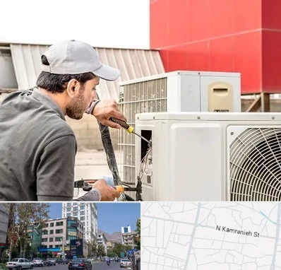 نصاب کولر آبی در کامرانیه