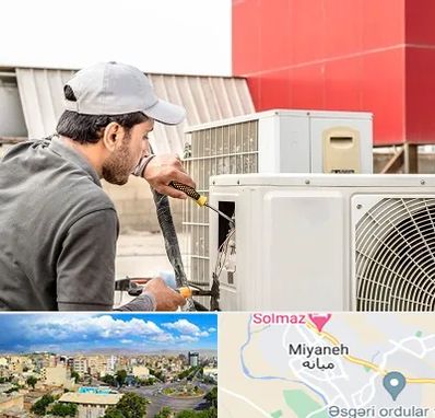 نصاب کولر آبی در میانه