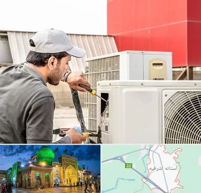 نصاب کولر آبی در آستانه اشرفیه