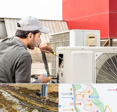 نصاب کولر آبی در خیابان نیایش شیراز