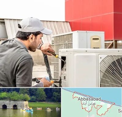 نصاب کولر آبی در عباس آباد