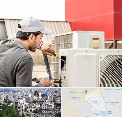 نصاب کولر آبی در ولنجک 